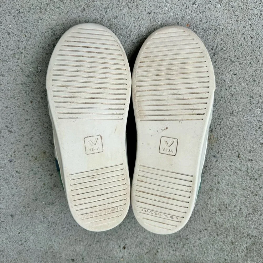 VEJA Multicolor V-10 Nautico Sneakers Boys 3 34 Colorblock Suede Shoes Sneaker - Picture 10 of 11